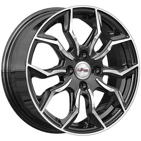 Бохо (КС1037) 6.000xR15 4x100 DIA60.1 ET45 Блэк Джек Бохо (КС1037) 6.000xR15 4x100 DIA60.1 ET45 Блэк Джек