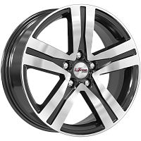 Литые диски Rebel (КС913) 7.000xR17 5x114.3 DIA67.1 ET50 Блэк Джек для Honda Edix