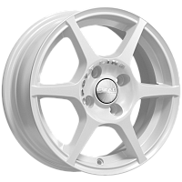 Литые диски ЯГУАР (КЛ147) 5.500xR14 4x100 DIA67.1 ET38 алмаз-белый для Great Wall