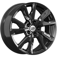 Литые диски Up114 (КС1023) 7.000xR17 5x112 DIA57.1 ET45 New Black для Volkswagen T-Roc