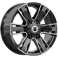 Литые диски Севенна (КС726) 7.000xR17 6x139.7 DIA100.1 ET33 алмаз черный для Great Wall