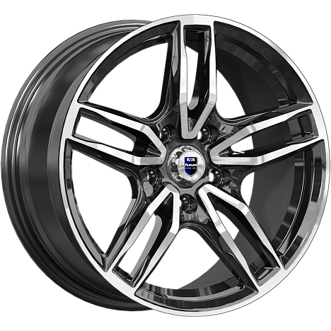 Бартон (КС1110) 8.000xR17 5x114.3 DIA60.1 ET35 алмаз черный Бартон (КС1110) 8.000xR17 5x114.3 DIA60.1 ET35 алмаз черный