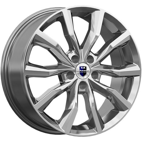 Портер (КС906) 7.500xR18 5x108 DIA60.1 ET47 дарк платинум Портер (КС906) 7.500xR18 5x108 DIA60.1 ET47 дарк платинум