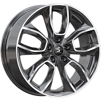 Литые диски КР001 (18_Uni-S/Changan CS55 Plus/Belgee X70) (КР001) 7.000xR18 5x114.3 DIA60.1 ET45 Diamond Black Gris для Livan