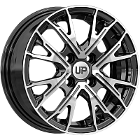 Литые диски Up127 (КС1088) 5.500xR14 4x100 DIA60.1 ET43 New Diamond для Nissan Pixo
