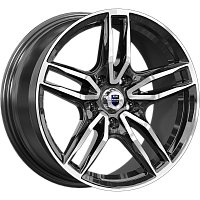 Литые диски Бартон (КС1110) 8.000xR17 5x120 DIA72.6 ET43 алмаз черный для BMW 3 Series Cabrio