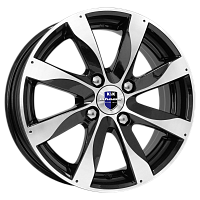 Литые диски Джемини-оригинал (КС617) (КС617) 6.000xR15 4x100 DIA60.1 ET40 алмаз черный для Dacia Lodgy