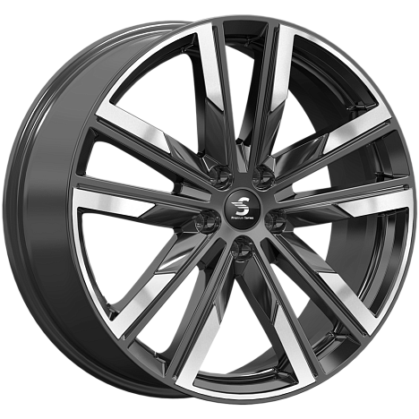 КР014 (20_EXEED VX) (КР014) 8.000xR20 5x108 DIA65.1 ET36 Diamond Black Gris КР014 (20_EXEED VX) (КР014) 8.000xR20 5x108 DIA65.1 ET36 Diamond Black Gris