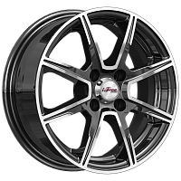 Литые диски Майами лайт (КС1029) 5.500xR14 4x100 DIA67.1 ET40 Блэк Джек для Opel Tigra-A