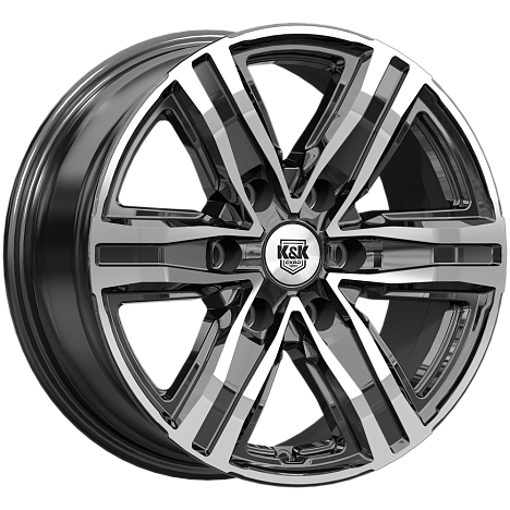 R8 (КС1174) 7.500xR17 6x139.7 DIA100.1 ET36 алмаз черный R8 (КС1174) 7.500xR17 6x139.7 DIA100.1 ET36 алмаз черный