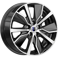 Литые диски Гамбит (КС961) 6.500xR16 5x114.3 DIA66.1 ET50 алмаз черный для Renault Duster Литые диски Гамбит (КС961) 6.500xR16 5x114.3 DIA66.1 ET50 алмаз черный для Renault Duster