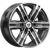 Литые диски R8 (КС1174) 7.500xR17 6x139.7 DIA106.1 ET30 алмаз черный