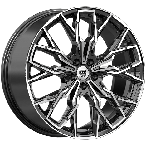 Элерон (КС1168) 9.000xR20 5x120 DIA66.1 ET40 алмаз черный Элерон (КС1168) 9.000xR20 5x120 DIA66.1 ET40 алмаз черный