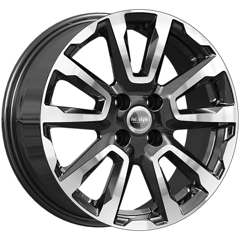 КС1026 (ZV 16_Rio) (КС1026) 6.500xR16 4x100 DIA54.1 ET46 алмаз черный КС1026 (ZV 16_Rio) (КС1026) 6.500xR16 4x100 DIA54.1 ET46 алмаз черный