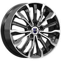 Литые диски Атакама (КС756) 6.500xR17 5x114.3 DIA67.1 ET45 алмаз черный для Livan S6 Pro