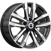 Литые диски Мичиган (КС1107) 8.000xR18 5x150 DIA110.1 ET60 алмаз черный Литые диски Мичиган (КС1107) 8.000xR18 5x150 DIA110.1 ET60 алмаз черный