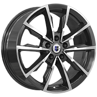 Литые диски Меренге (КС902) 7.500xR17 5x112 DIA66.6 ET45 алмаз черный для Audi A4 Литые диски Меренге (КС902) 7.500xR17 5x112 DIA66.6 ET45 алмаз черный для Audi A4