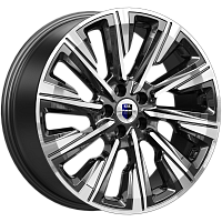Литые диски Галего (КС1039) 7.500xR19 5x114.3 DIA66.6 ET37 алмаз черный для Ora 03 Gt