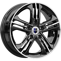 Литые диски Trinity-оригинал (КС615) (КС615) 6.000xR15 5x100 DIA57.1 ET43 алмаз черный