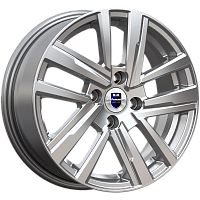 Литые диски Хант (КС1034) 6.000xR15 4x100 DIA67.1 ET45 дарк платинум для Volkswagen Golf Variant