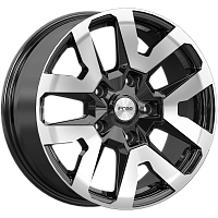 Литые диски Трикстер (Niva) (КС1170) 7.000xR17 5x139.7 DIA98 ET40 алмаз черный для Lada Lada 4x4