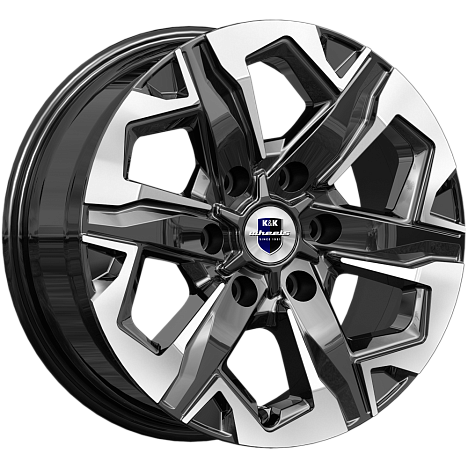 Тейт (КС1050) 7.500xR17 6x139.7 DIA100.1 ET36 алмаз черный Тейт (КС1050) 7.500xR17 6x139.7 DIA100.1 ET36 алмаз черный