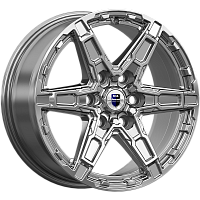Литые диски Дистрикт (КС1159) 8.000xR18 6x139.7 DIA67.1 ET35 дарк платинум для Mitsubishi Pajero