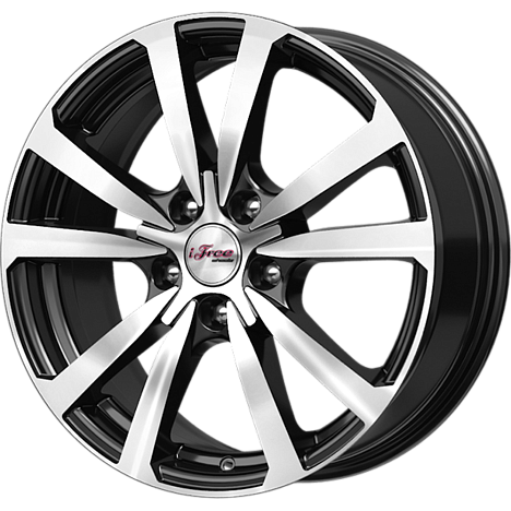 Бэнкс (КС645) 7.000xR17 5x100 DIA67.1 ET45 Блэк Джек Бэнкс (КС645) 7.000xR17 5x100 DIA67.1 ET45 Блэк Джек