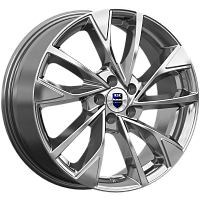 Литые диски Роквуд (КС900) 7.000xR17 5x112 DIA57.1 ET45 дарк платинум для Audi A4