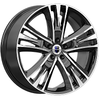 Литые диски Атлас (КС661М) 8.500xR20 5x120 DIA65.1 ET45 алмаз черный Литые диски Атлас (КС661М) 8.500xR20 5x120 DIA65.1 ET45 алмаз черный