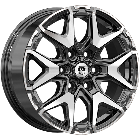Гангут (КС1176) 7.500xR18 6x139.7 DIA92.5 ET40 алмаз черный Гангут (КС1176) 7.500xR18 6x139.7 DIA92.5 ET40 алмаз черный