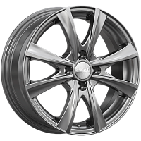 Литые диски МАЛЬТА (КЛ248) 5.500xR14 4x100 DIA67.1 ET45 графит для Mazda 323
