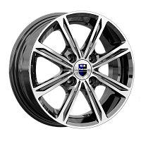 Литые диски Флэш (КС710) 5.000xR13 4x100 DIA67.1 ET35 алмаз черный Литые диски Флэш (КС710) 5.000xR13 4x100 DIA67.1 ET35 алмаз черный