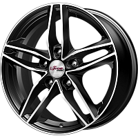 Литые диски Moskva (КС689) 6.500xR16 5x114.3 DIA67.1 ET35 Блэк Джек для Toyota Progres