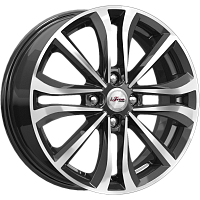 Литые диски Панган (КС938) 6.000xR16 4x100 DIA54.1 ET45 Блэк Джек для Hyundai Solaris