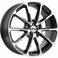 Литые диски Skibidi (КС909) 6.500xR17 5x114.3 DIA67.1 ET45 Блэк Джек