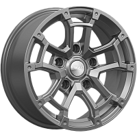 Литые диски БАРАХАС (КЛ378) 7.000xR16 5x139.7 DIA98.5 ET15 графит для Lada Lada  4x4