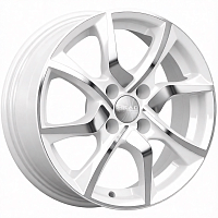 Литые диски ТУЛОН (КЛ233) 6.000xR15 4x100 DIA67.1 ET39 алмаз-белый для Subaru Justy
