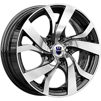 Литые диски Палермо-оригинал (КС607) (КС607) 6.500xR16 5x114.3 DIA67.1 ET46 алмаз черный для KIA Cerato