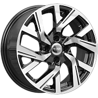 Литые диски КС1030 (ZV_15_Cobalt) (КС1030) 6.000xR15 4x100 DIA60.1 ET39 алмаз черный для Renault Logan