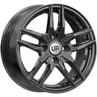 Литые диски Up125 (КС1101) 6.000xR15 4x100 DIA67.1 ET30 New Black для Toyota Corolla