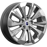 Литые диски Авиор (КС936) 7.000xR17 5x108 DIA67.1 ET45 брайт дарк платинум для Chery Tiggo 8