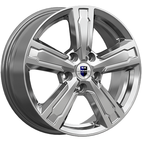 Оклахома (КС998) 6.500xR16 5x100 DIA67.1 ET45 дарк платинум Оклахома (КС998) 6.500xR16 5x100 DIA67.1 ET45 дарк платинум