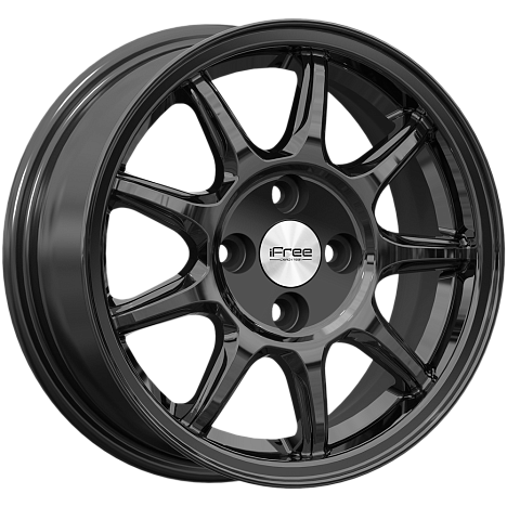 Эвил (КС1068) 5.500xR14 4x98 DIA58.5 ET35 BK Эвил (КС1068) 5.500xR14 4x98 DIA58.5 ET35 BK