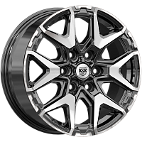 Литые диски Гангут (КС1176) 7.500xR18 6x114.3 DIA67.1 ET46 алмаз черный для KIA Литые диски Гангут (КС1176) 7.500xR18 6x114.3 DIA67.1 ET46 алмаз черный для KIA