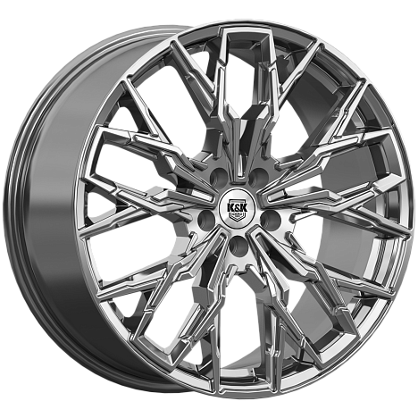 Элерон (КС1168) 9.000xR20 5x114.3 DIA67.1 ET50 дарк платинум Элерон (КС1168) 9.000xR20 5x114.3 DIA67.1 ET50 дарк платинум