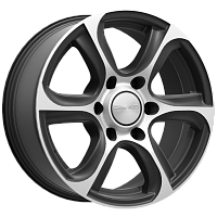 Литые диски СКАЛА (КЛ104) 7.500xR17 6x139.7 DIA67.1 ET30 Алмаз бархат новый для Mitsubishi Pajero Sport