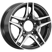 Литые диски Бустер (КС1116) 6.000xR15 5x139.7 DIA98.1 ET40 Блэк Джек для Lada Lada 4x4