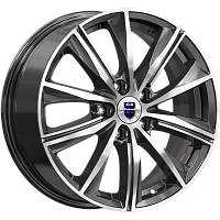 Литые диски Арнар (КС896) 7.000xR17 5x112 DIA66.6 ET45 алмаз черный для Mercedes-Benz C-Class