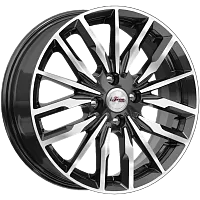 Литые диски Миконос (КС946) 6.000xR16 4x100 DIA60.1 ET37 Блэк Джек для Mitsubishi Carisma